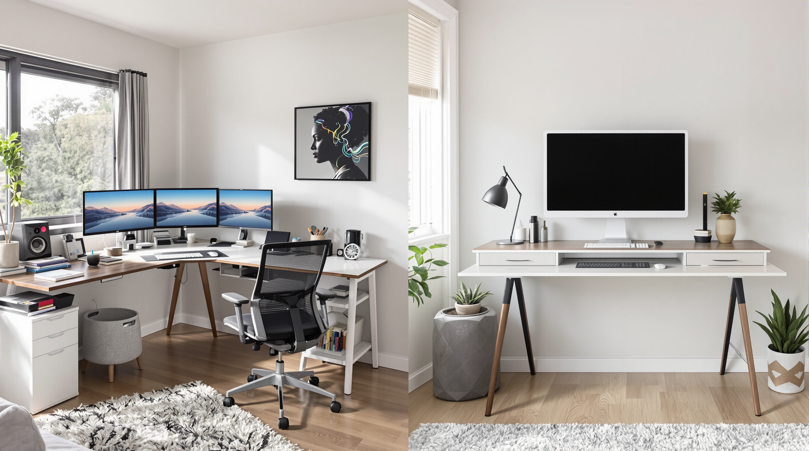 L-Shaped vs. Straight Desks: Which is Better for Your Home Office?
