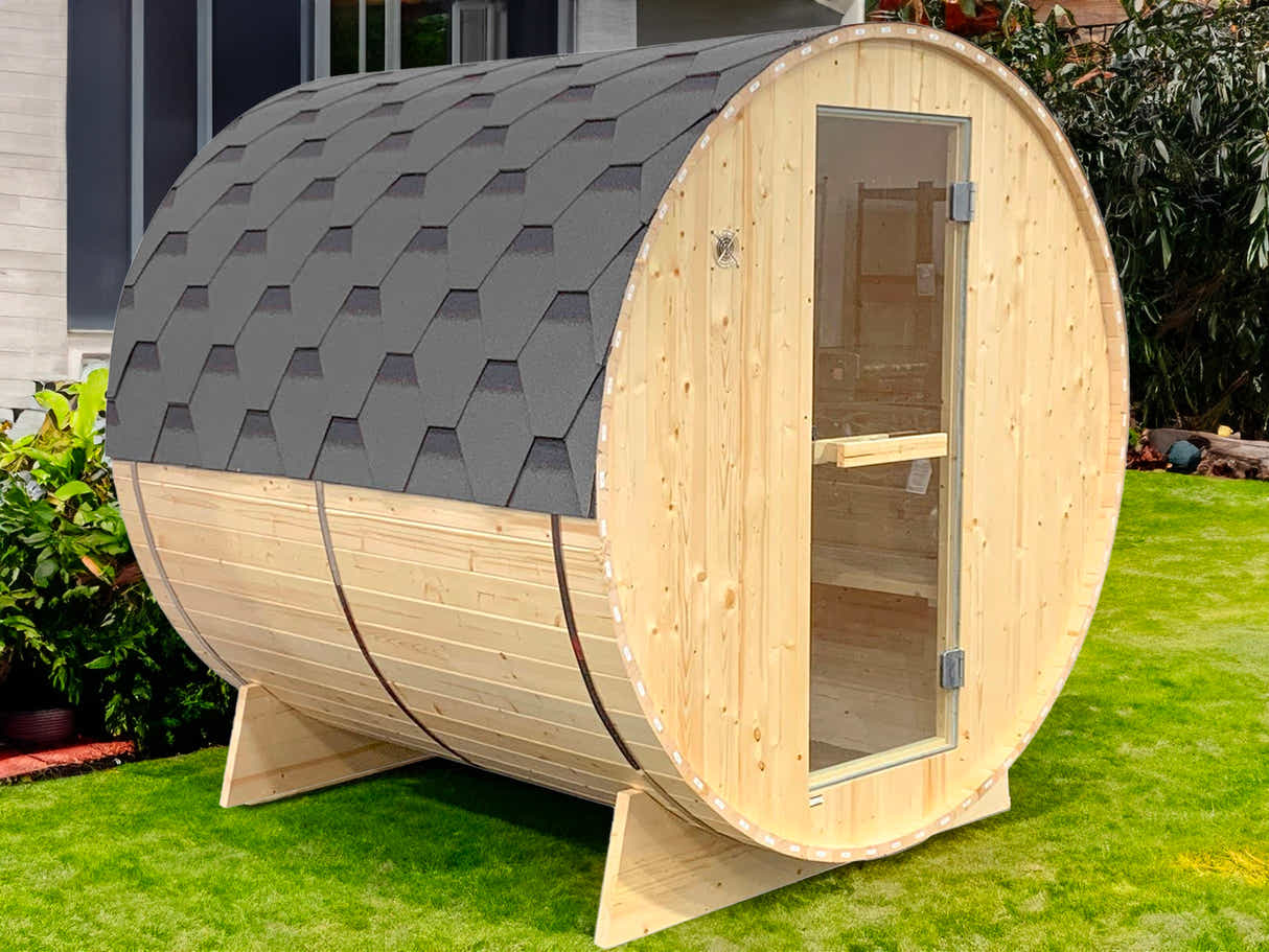Ember 4-Person Outdoor Barrel Sauna
