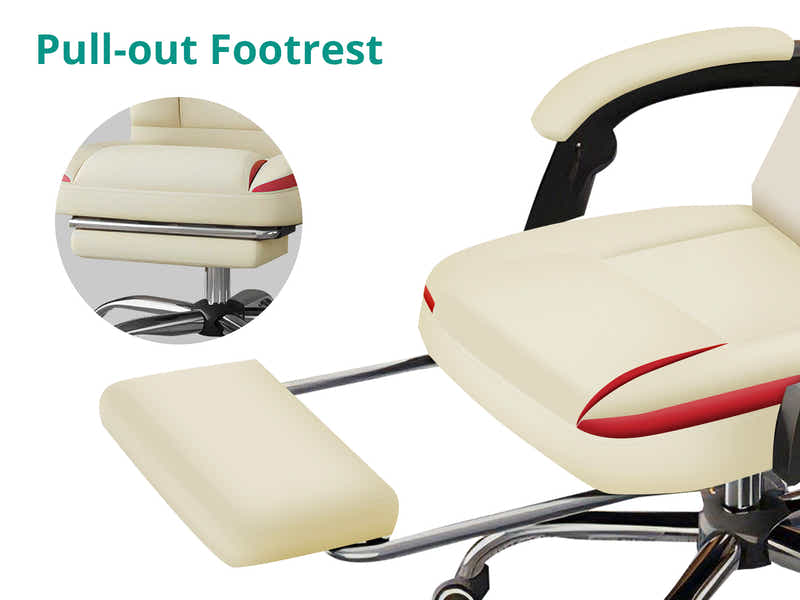 Siena Executive Office Chair PU Beige