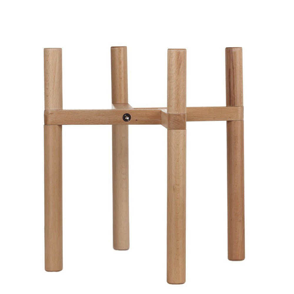 DS BS Modern Flower Pot with Display Potted Rack-White