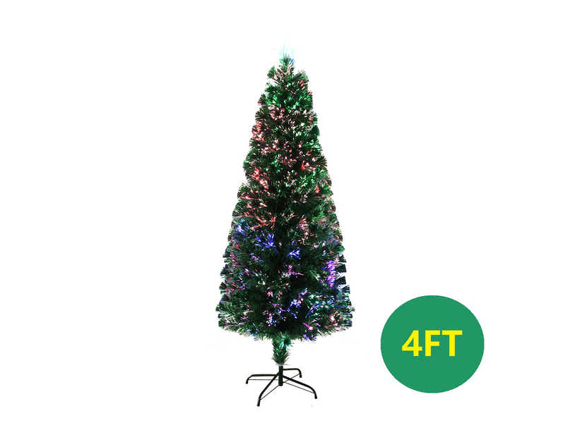 Optic Fibre Christmas Tree - 4Ft/120 cm