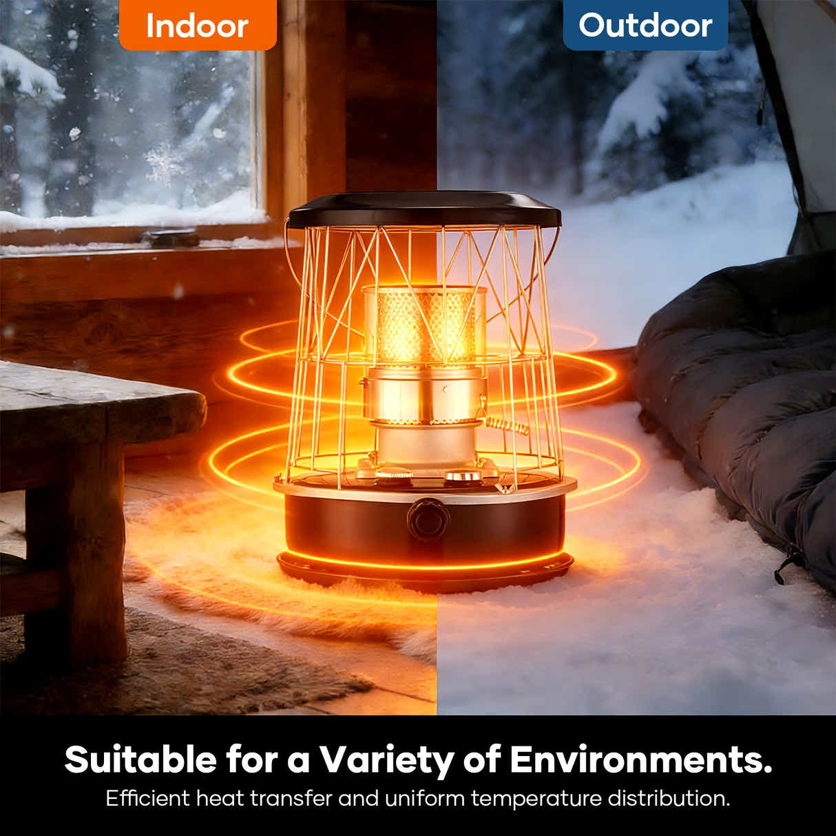 DS BD Kerosene Heater Non Electric Camping Heating Cooking Stove Kero Oil Cooker