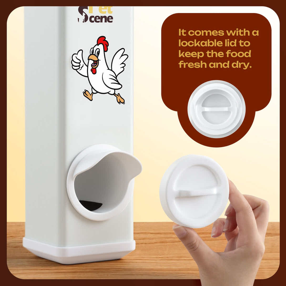 DS BD Chicken Bird Feeder Water Dispenser Automatic Waterer Poultry Food Drinker