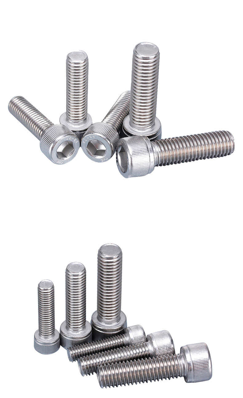 DS BS 1080PCS Stainless Steel Screws and Nuts Hex Socket Head Cap
