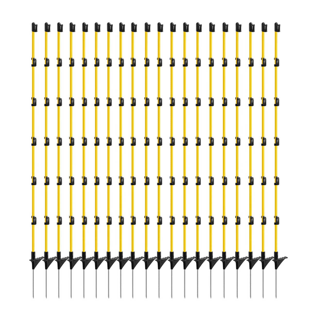 DS BD Electric Fence Post 20pcs 127cm Tread Step In Wire Temporary FencingGarden