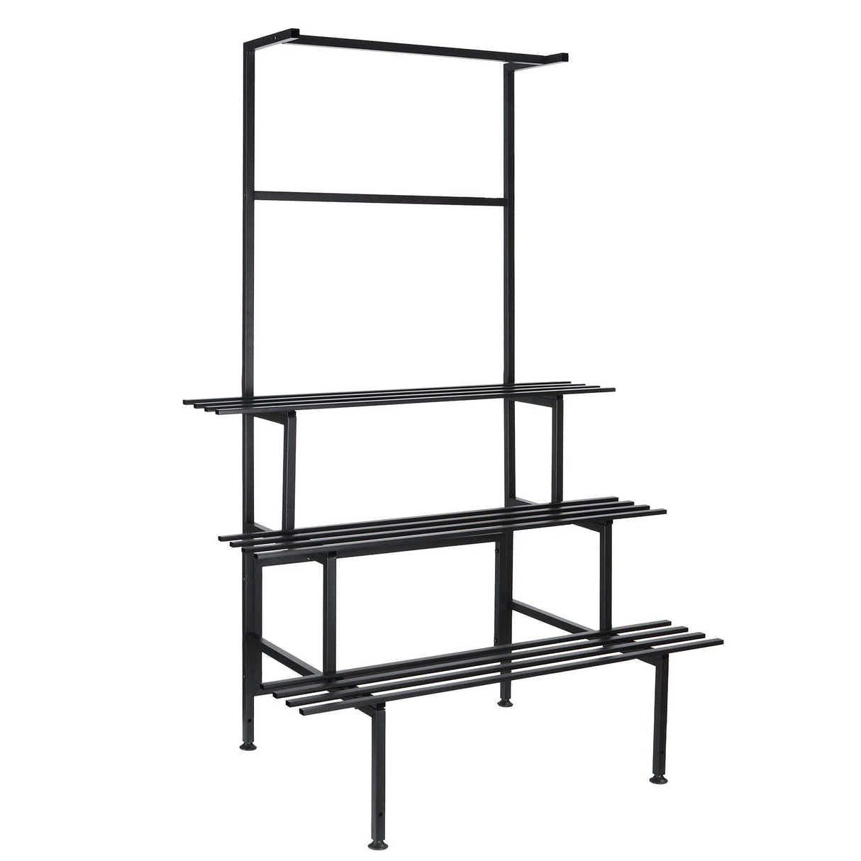 DS BD Large Metal Plant Stand Flower Pot Tall Holder Black Corner Rack Storage