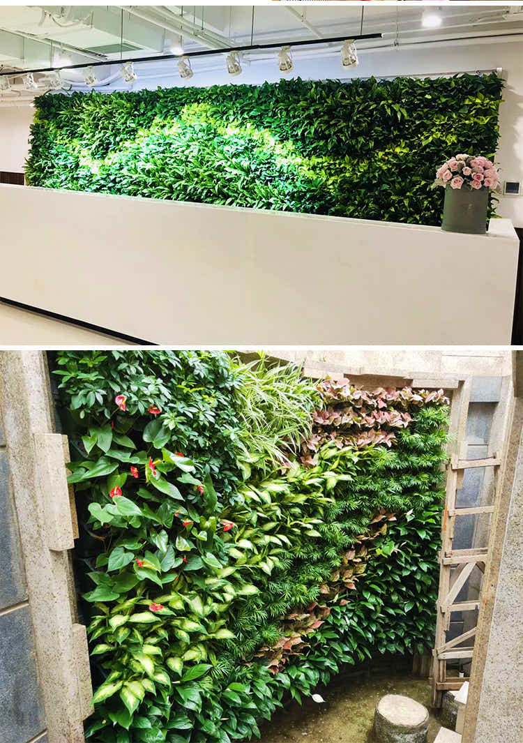 DS BS 10 Pack Vertical Planter Wall Hanging Flower Pots with Steel Rack