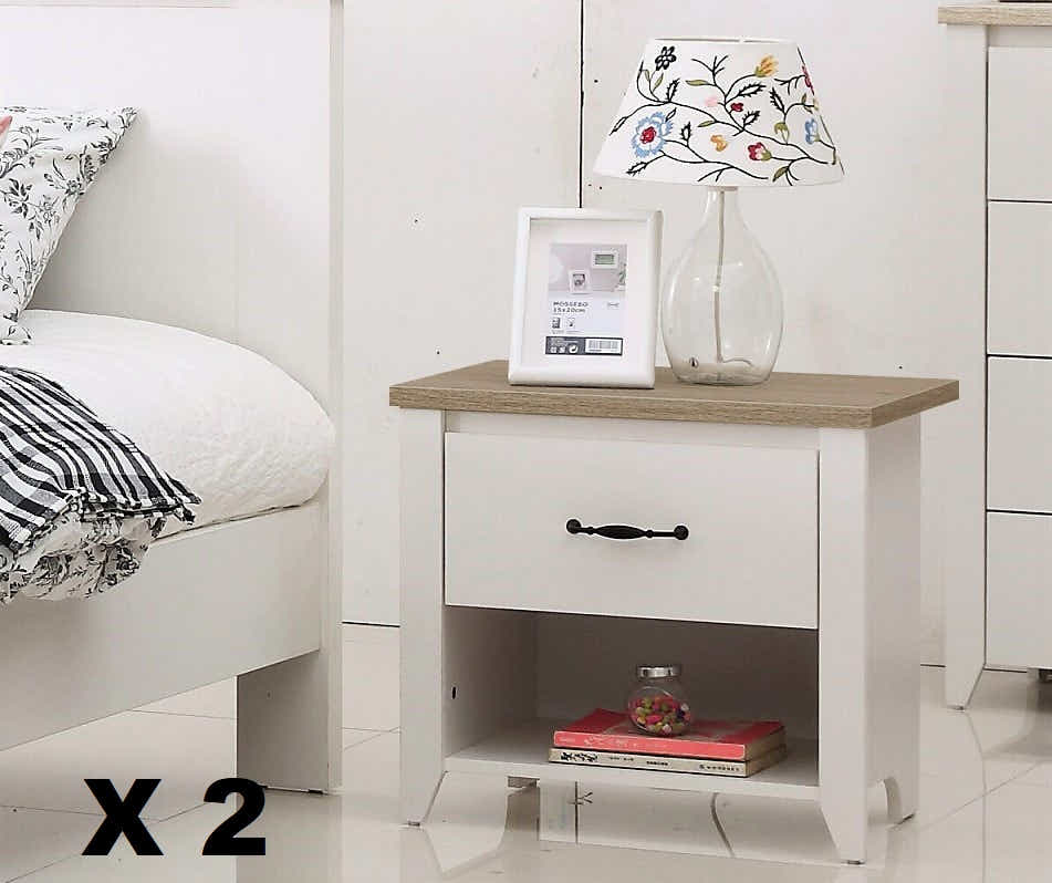 DS Adelle Bedside Table x 2