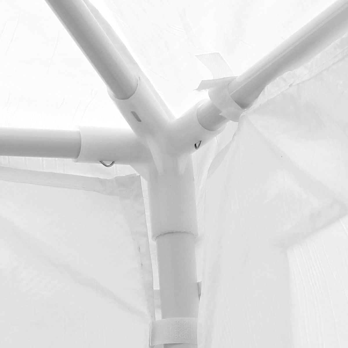 DS BD 3x9m White Walled Waterproof Outdoor Gazebo
