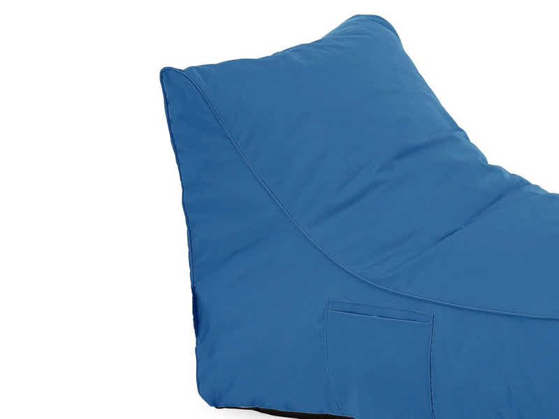 Outdoor Foam Lounger Bed - Blue