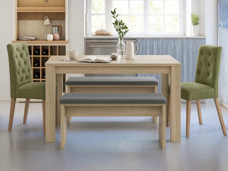 DS Skog Wooden Dining Table - 120 cm