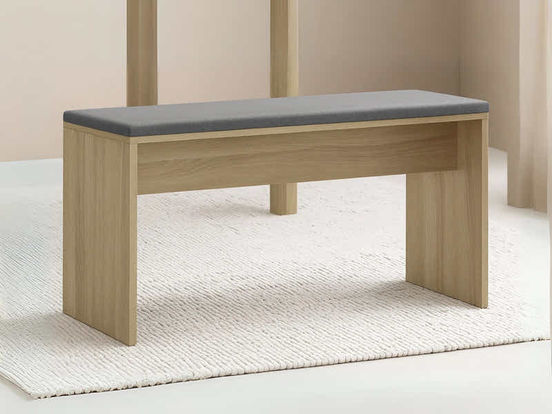 Skog Wooden Dining Table & Bench (Combo)