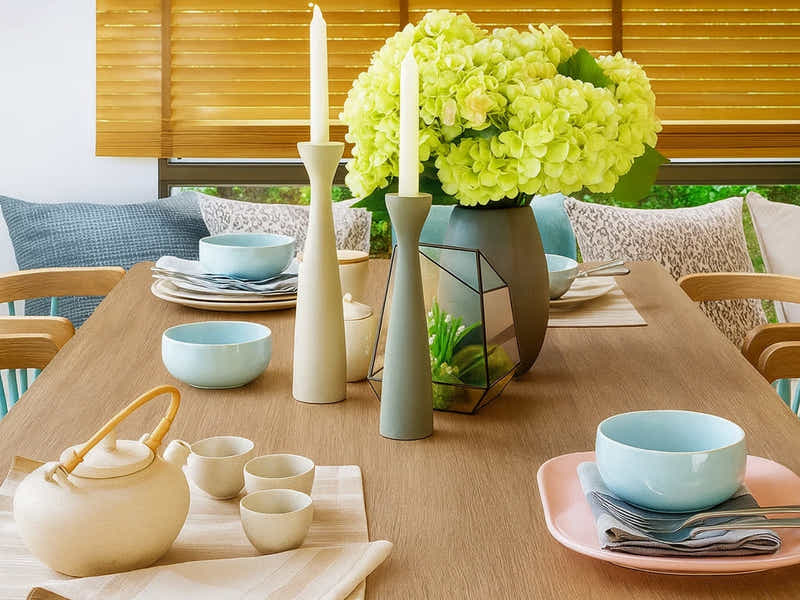 Skog Wooden Dining Table - 160 cm