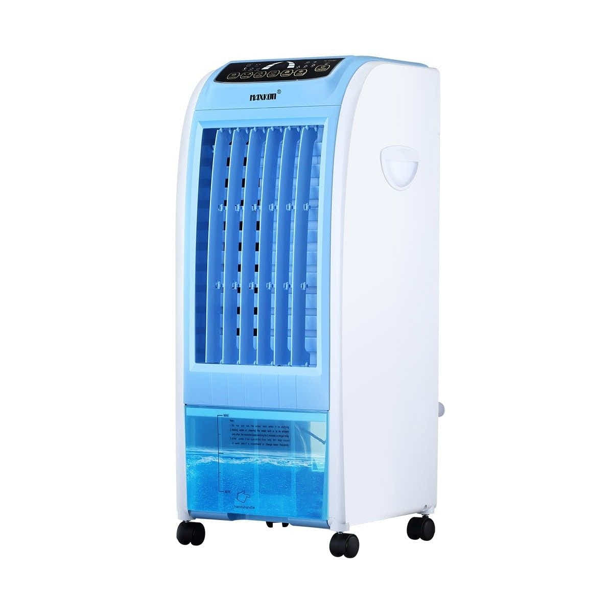 DS BD MAXKON 7L Evaporative Air Cooler Fan Button 3 Modes W/Remote Control Blue