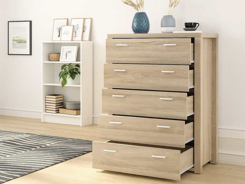DS Skog 5-Drawer Tallboy