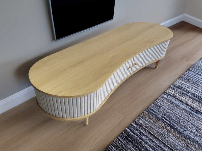 Ayla Tambour Entertainment Unit - 140 cm