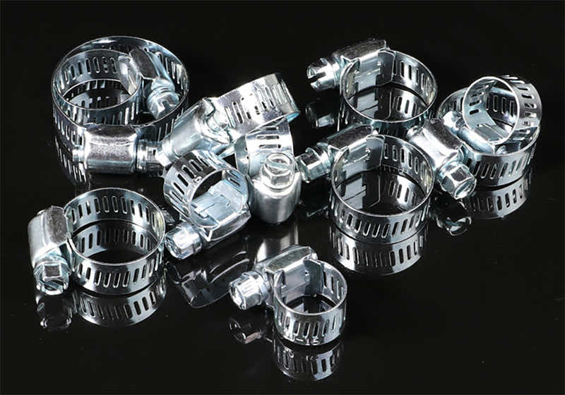 DS BS 50Pcs Hose Clamp Sets with Worm Drive