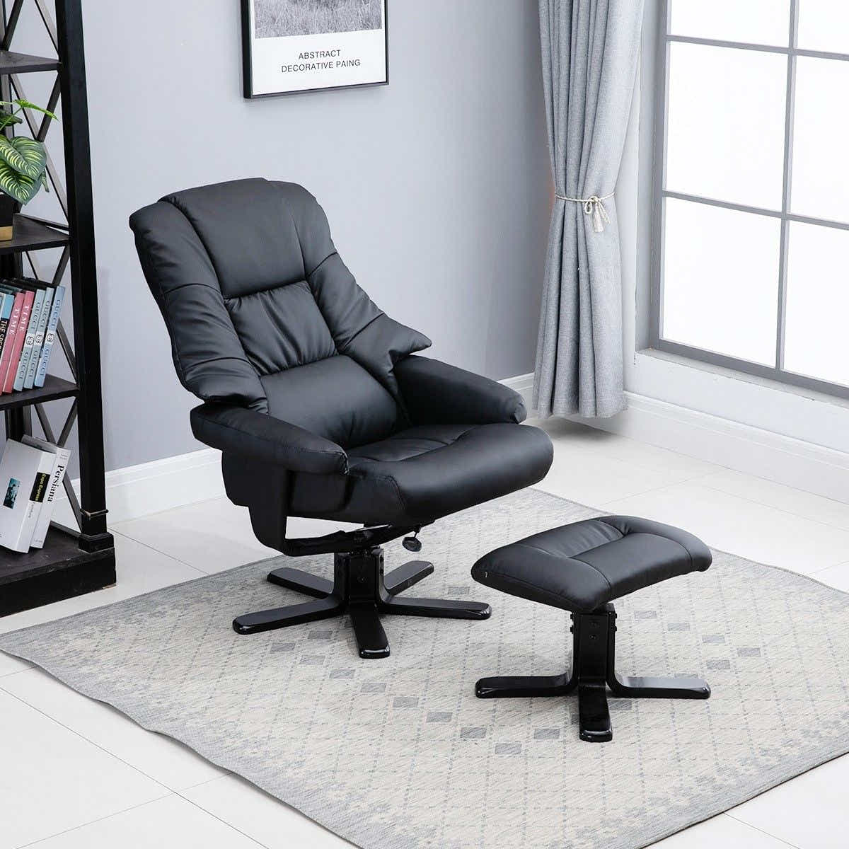 DS BD Luxdream Home Office Recliner Chair PU Leather Armchair Lounge Sofa Couch