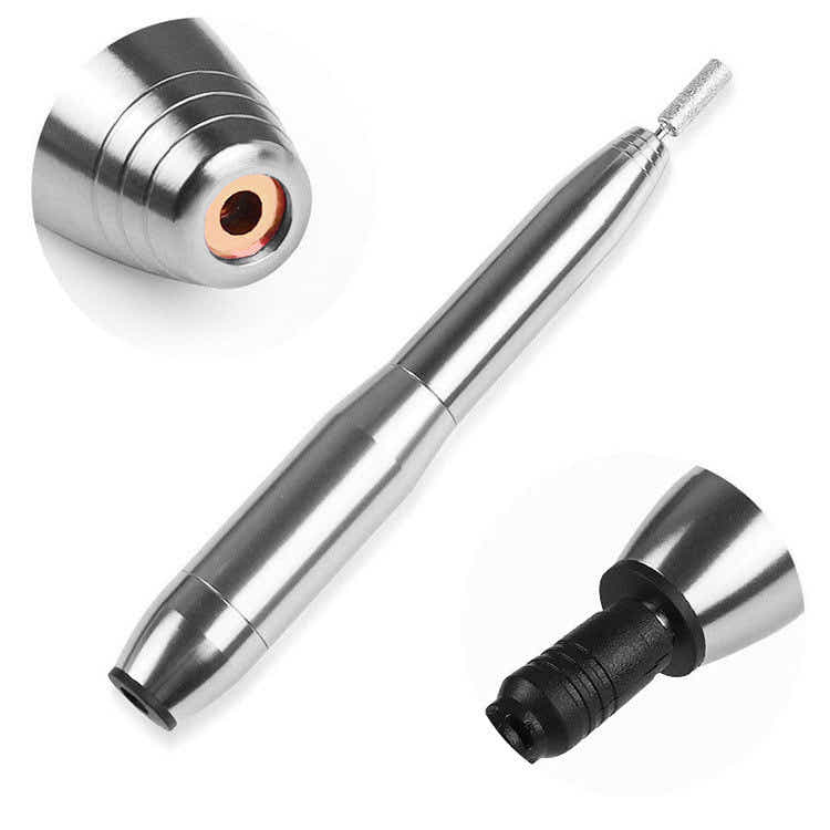 DS BS Electric Nail Polisher with 11 Pcs Drill Bit-Gold