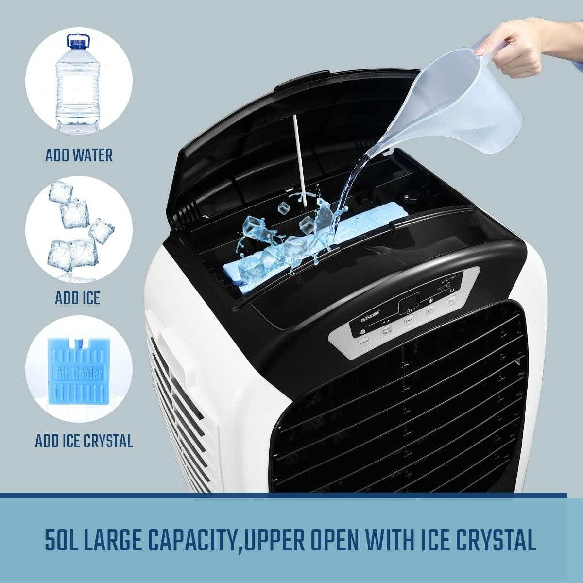 DS BD 50L Evaporative Air Cooler Conditioner Cooling Fan Remote Control