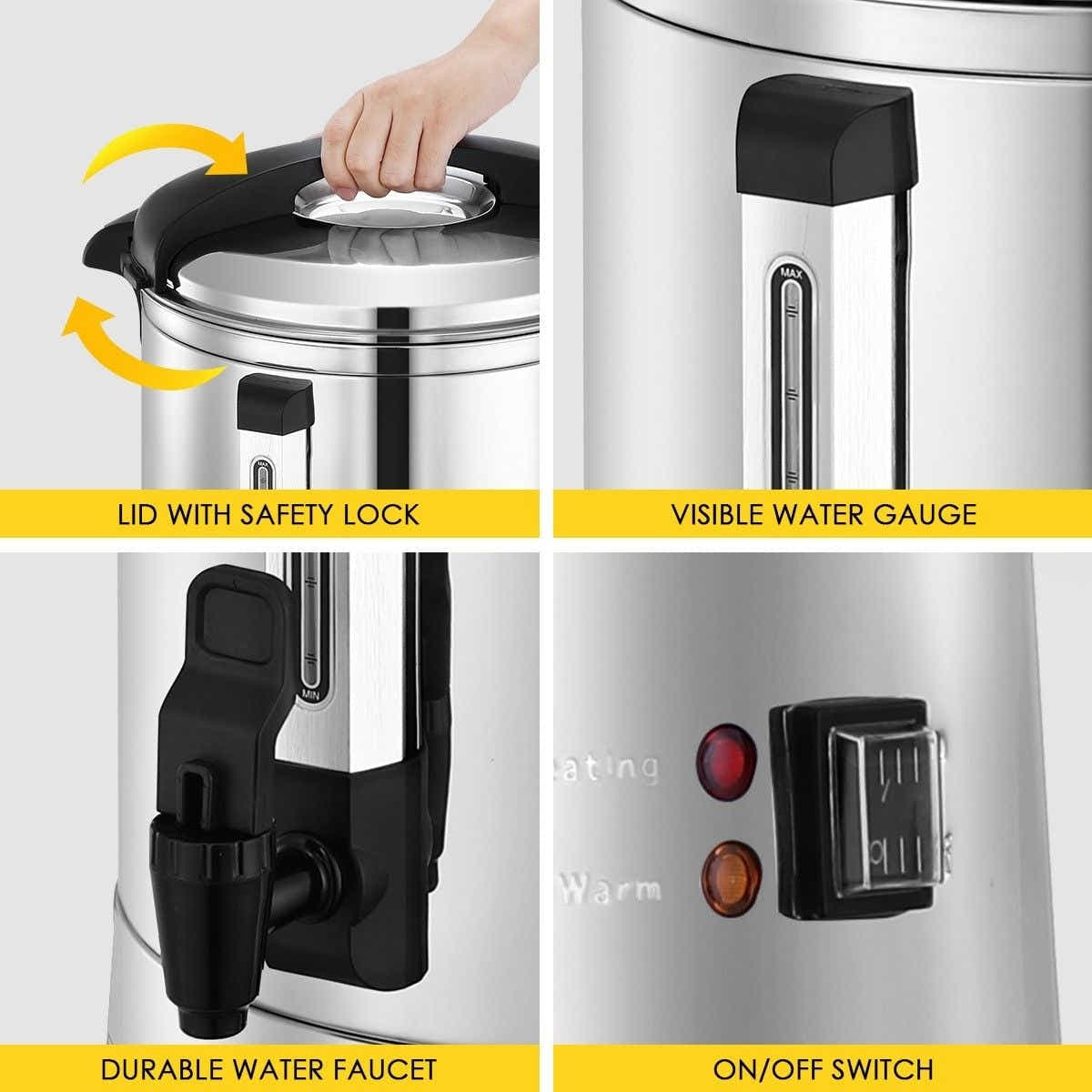 DS BD Maxkon 15L Hot Water Urn Instant Dispenser with Double Layer
