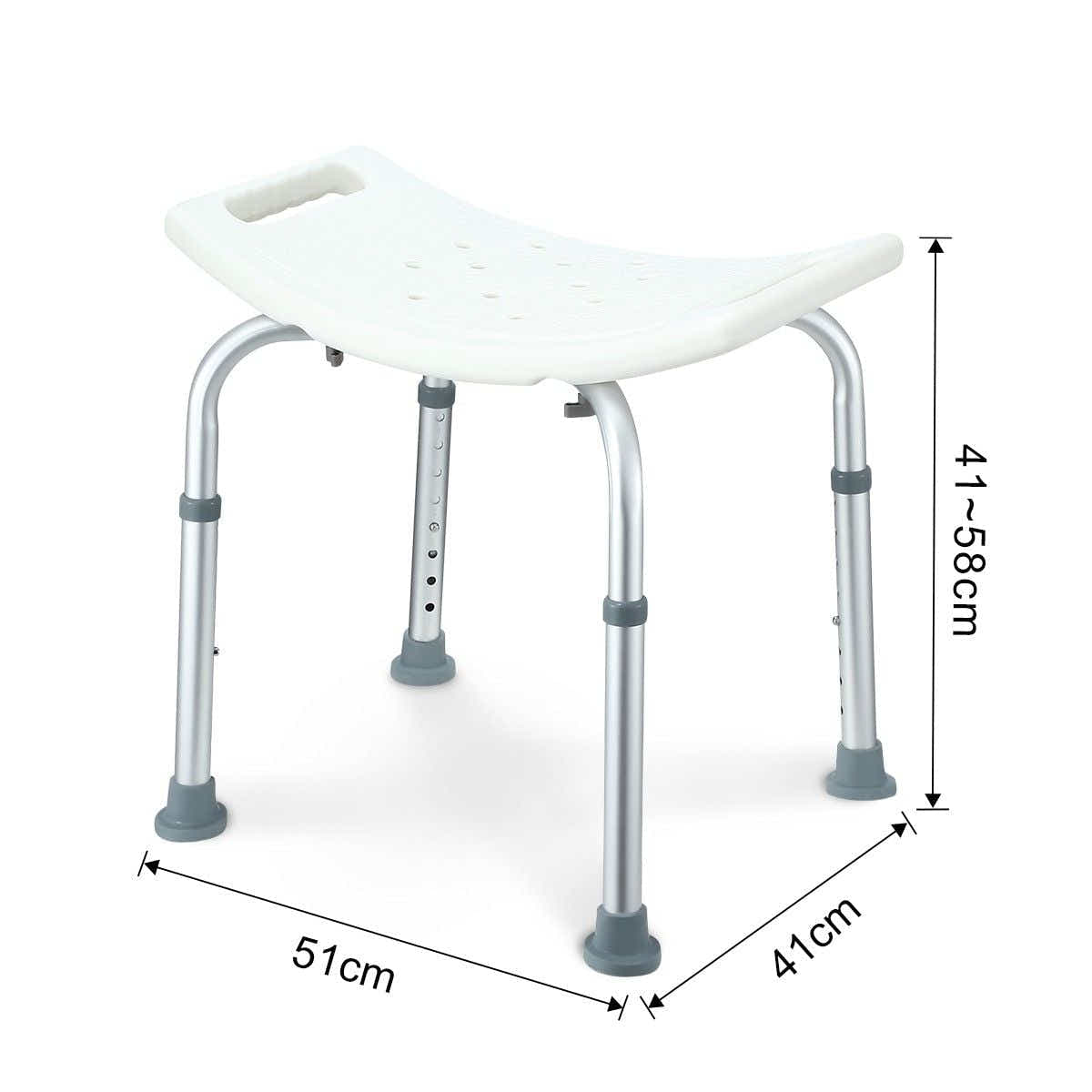 DS BD New Adjustable Shower Chair Bath Tub Seat Bench for Elderly Disabled