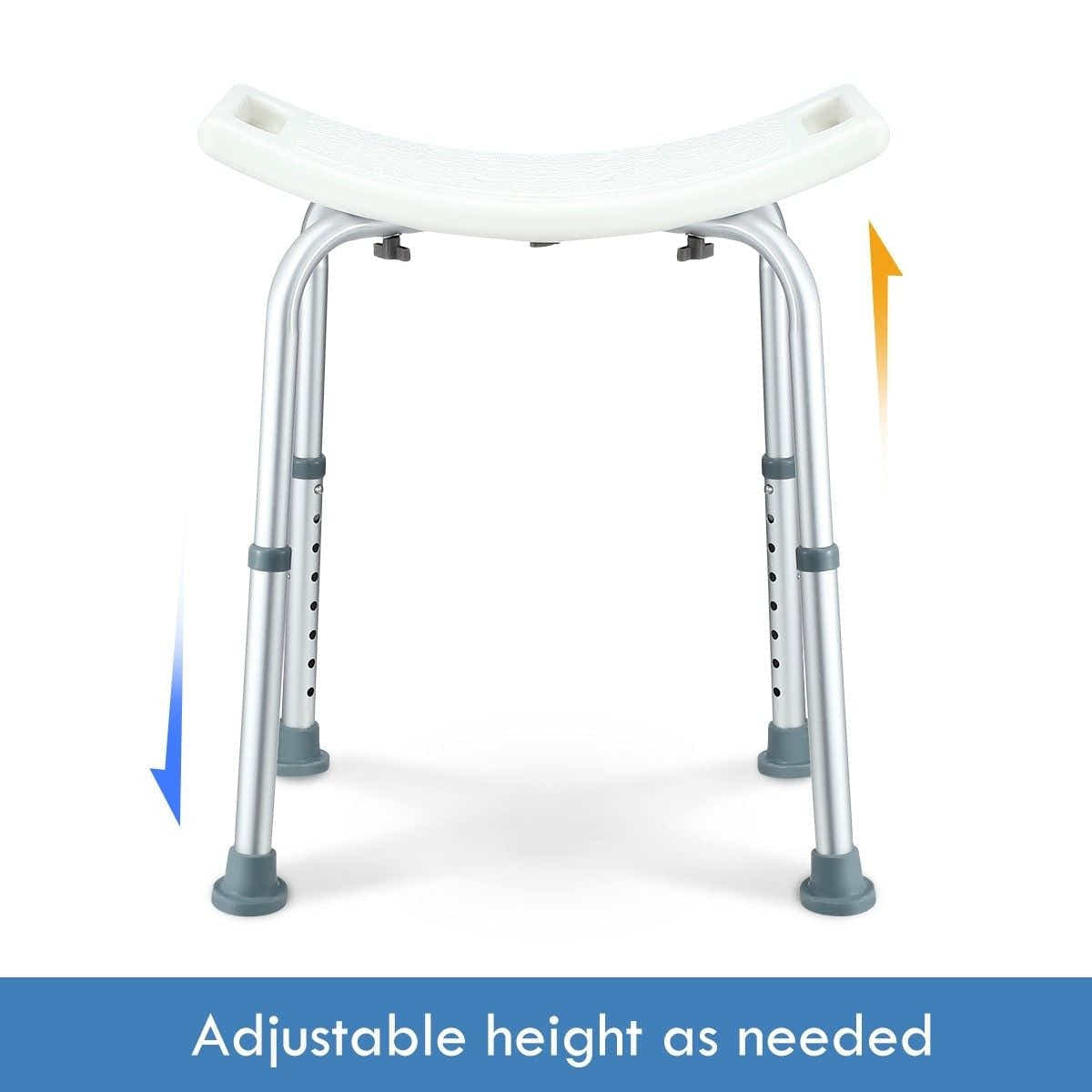 DS BD New Adjustable Shower Chair Bath Tub Seat Bench for Elderly Disabled