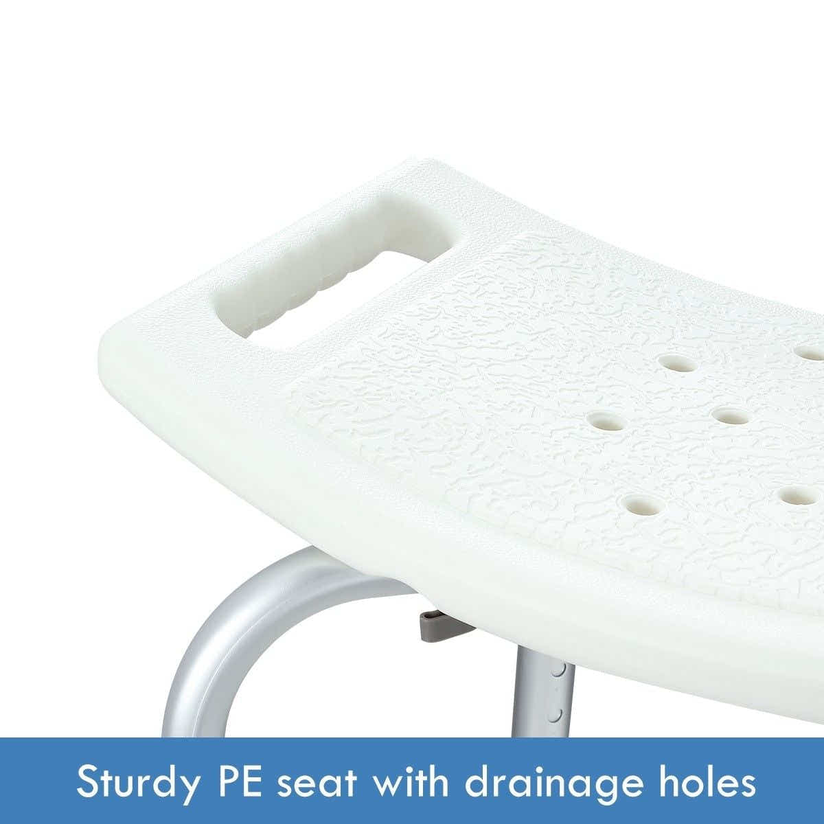 DS BD New Adjustable Shower Chair Bath Tub Seat Bench for Elderly Disabled