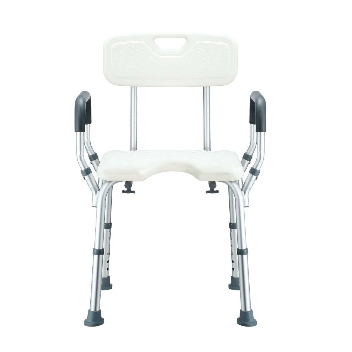 DS BD Medical Shower Chair Bathtub Bath Seat Stool with Back and Armrests