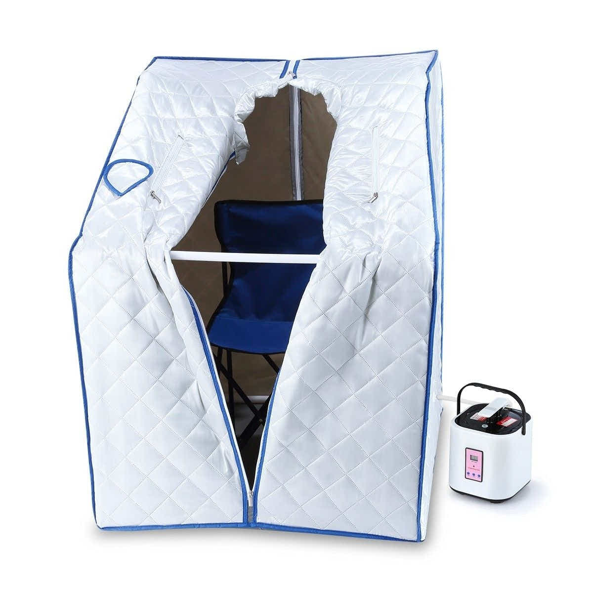 DS BD Portable Steam Sauna Full Spa Kit 1000W Steamer W/Foldable Remote Control