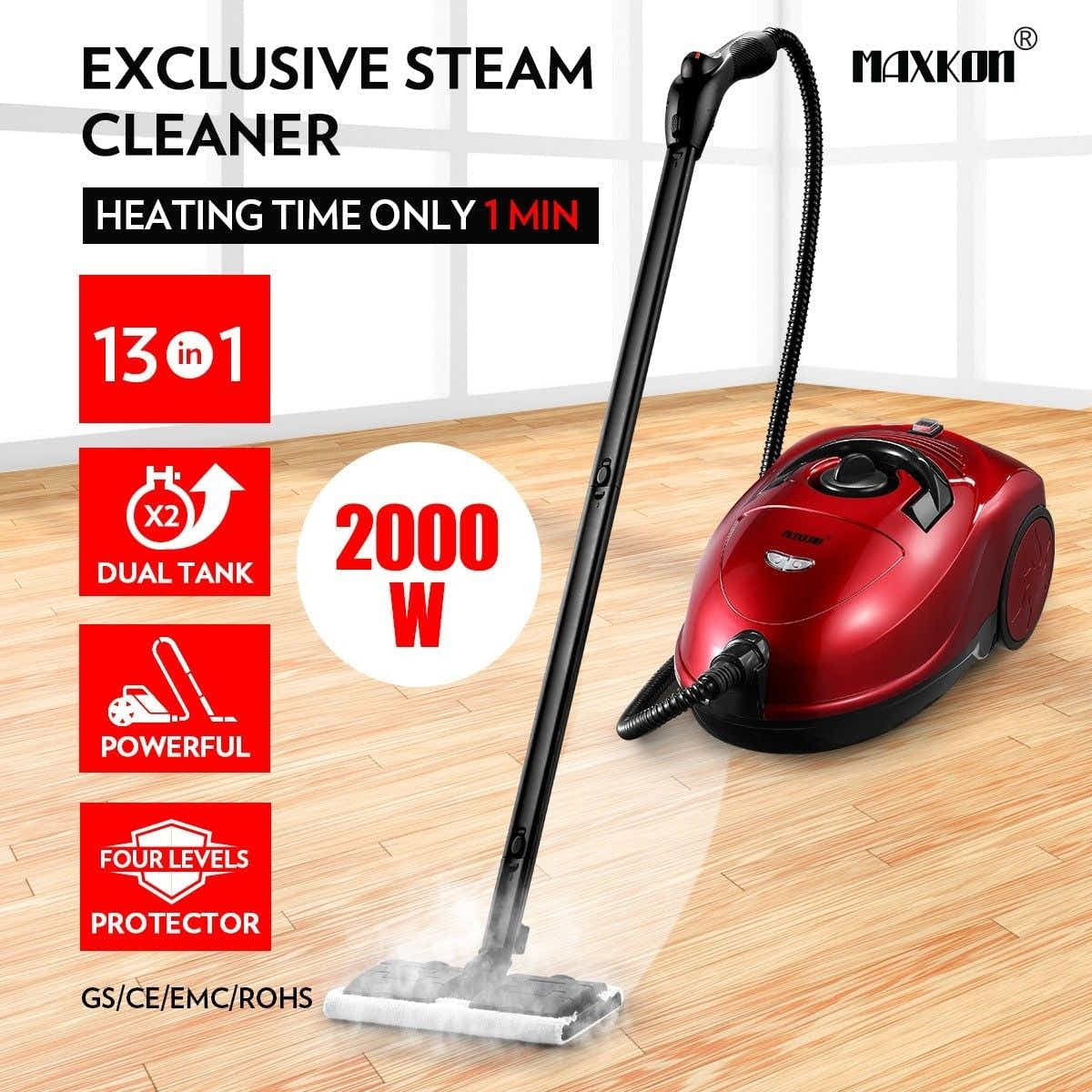 DS BD Maxkon 3.4L High Pressure Steam Cleaner Mop Machine