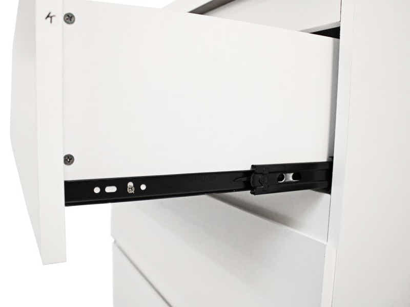 Tiko 4-Drawer Tallboy - White