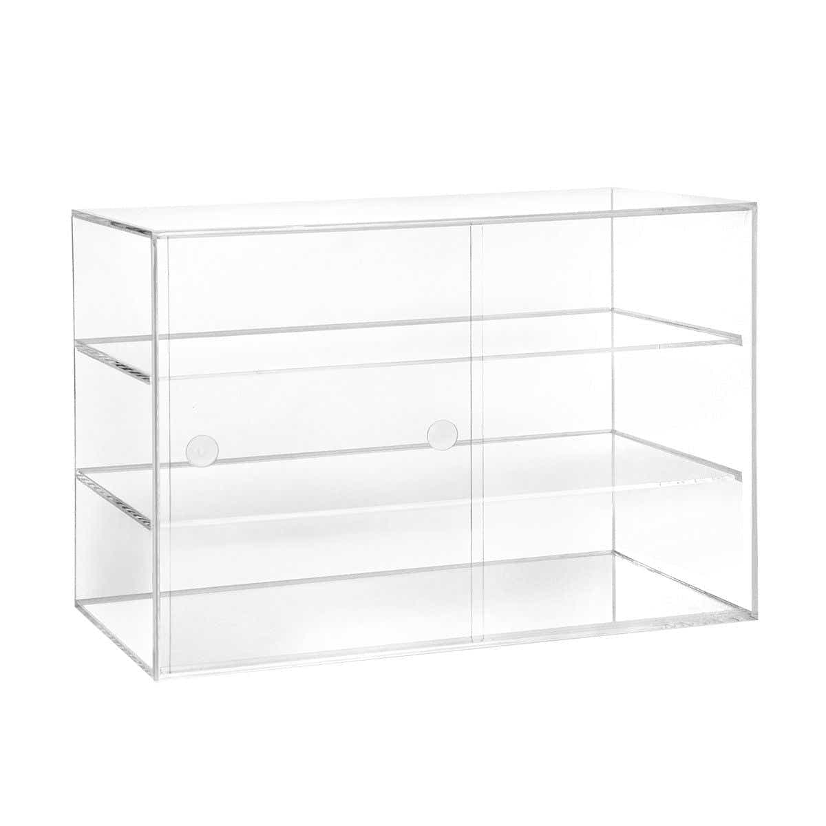 DS BD Acrylic Bakery Cake Display Cabinet Donuts Pastries 3Tier Large 5mm Thick