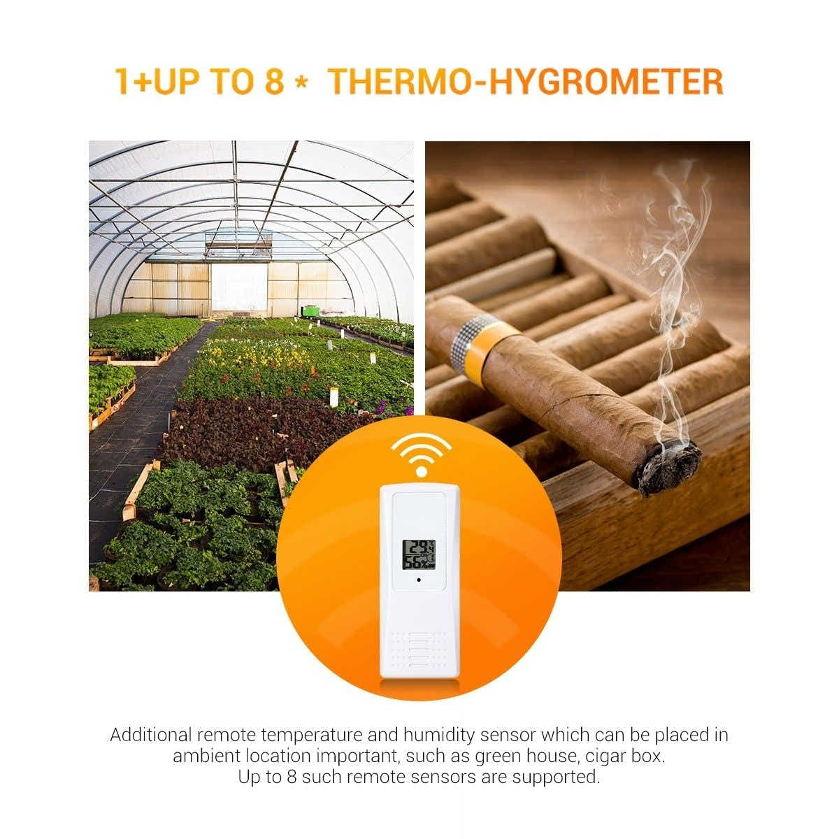 DS BD Maxkon WIFI Weather Station Solar UV Light Temperature Humidity Wind Speed