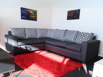 DS NZ Made Ezra Corner Sofa with Aztec Cushions