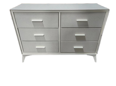 Delani 6-Drawer Lowboy - Cream