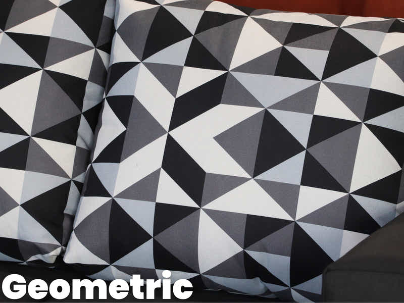 DS NZ Made Ezra Corner Sofa with Geometric Cushions