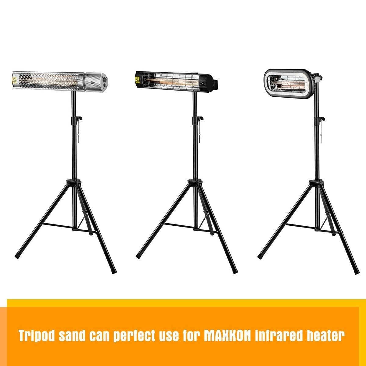 DS BD Heavy Duty Adjustable Tripod Stand for Maxkon Outdoor Infrared Heaters