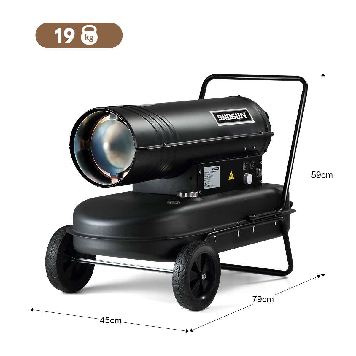 DS BD Industrial Fan Heater 38kW Diesel Kerosene for Workshop Warehouse Shed