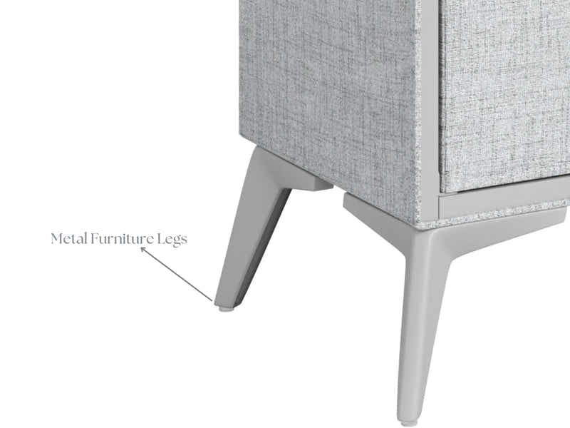 Delani 6-Drawer Lowboy - Grey