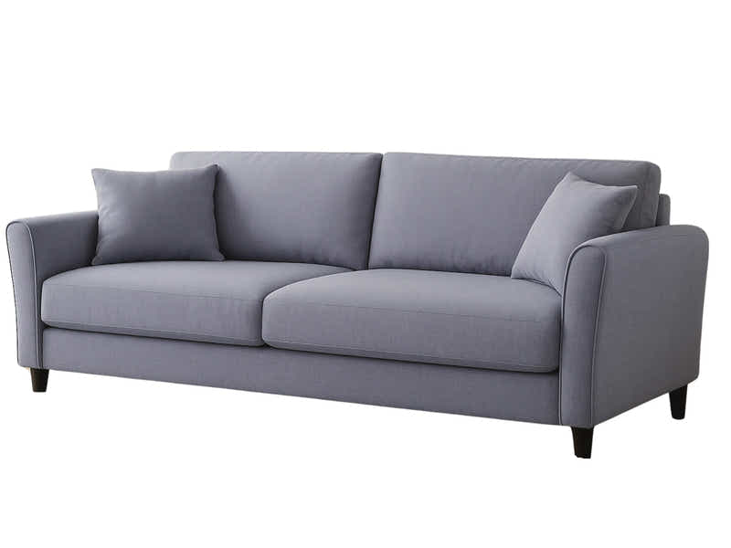Cozza Linen Sofa - Grey