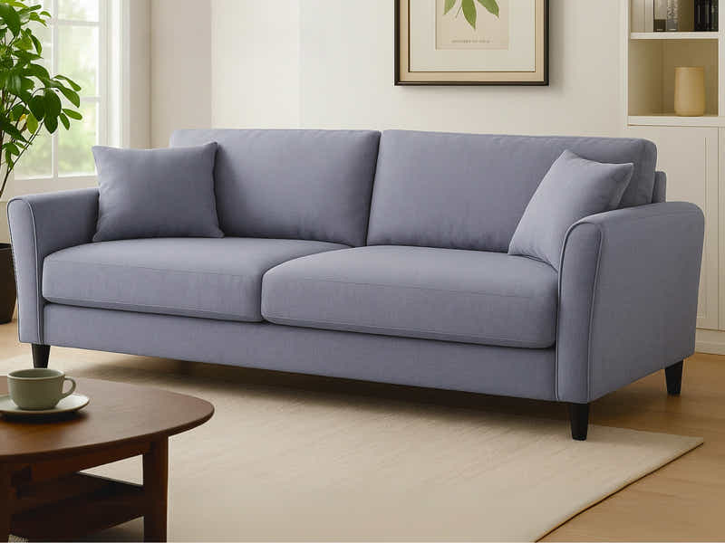 Cozza Linen Sofa - Grey