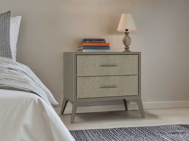 Delani Bedside Table - Brown
