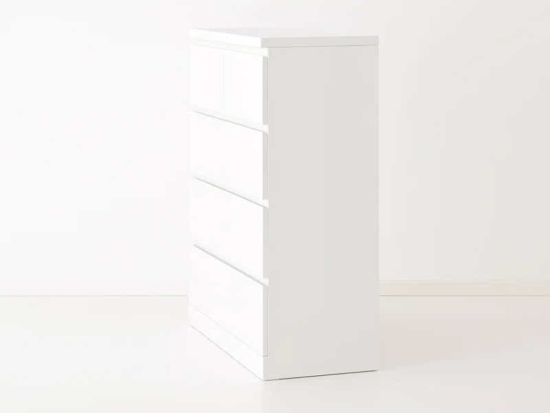 Tiko 5-Drawer Tallboy - White