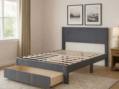 Rae Bed Frame With Drawer - Double