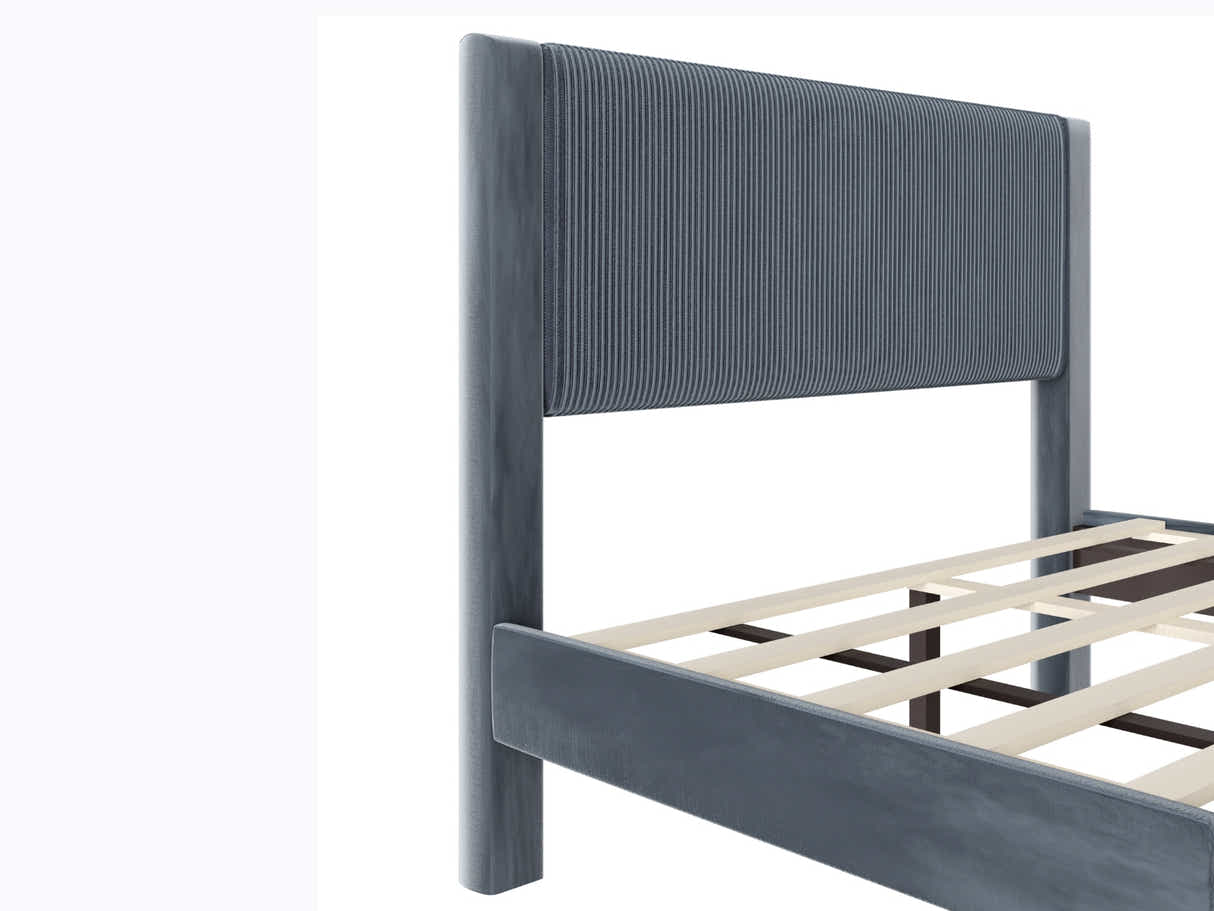 Rae Bed Frame With Drawer & Euro Top Mattress B34 - Queen