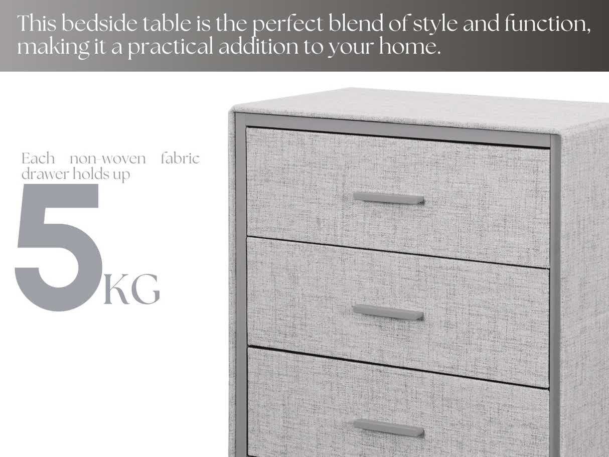 Delani 4-Drawer Tallboy - Grey