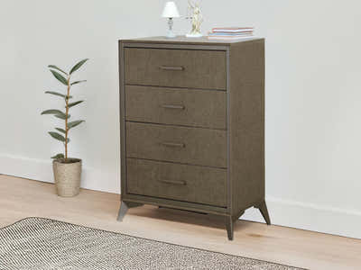 Delani 4-Drawer Tallboy - Brown