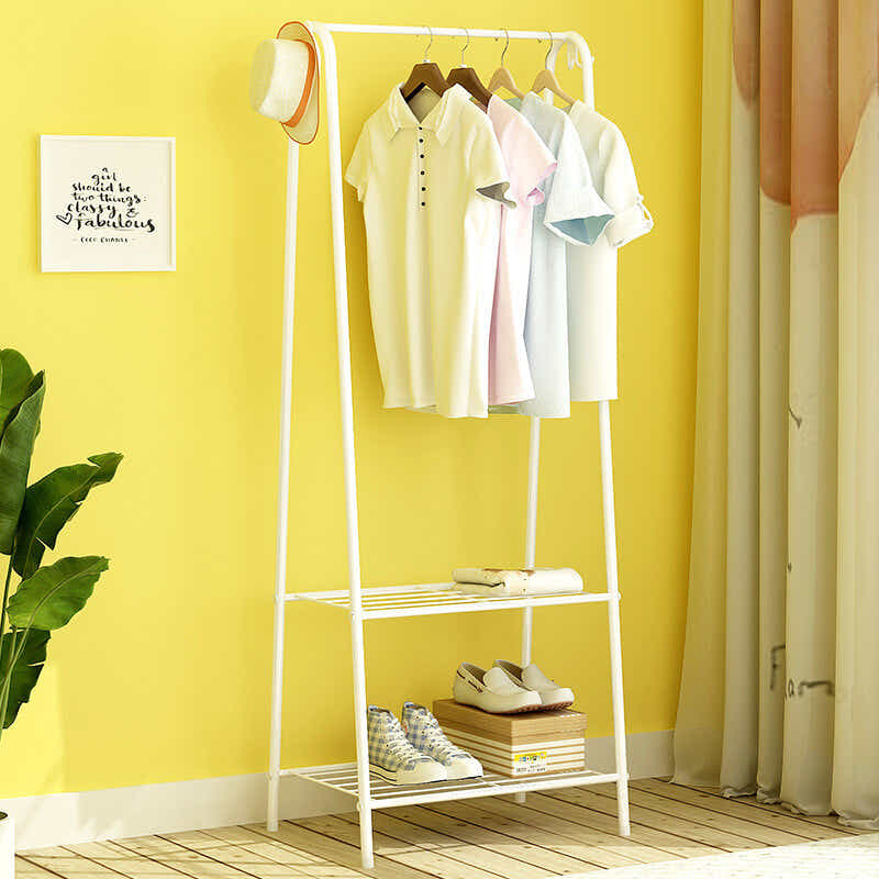 DS BS Entryway Clothes Rack Storage with Shelf