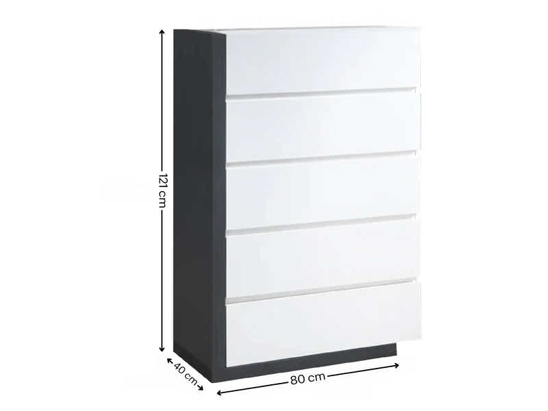 Kalmia 5-Drawer Tallboy
